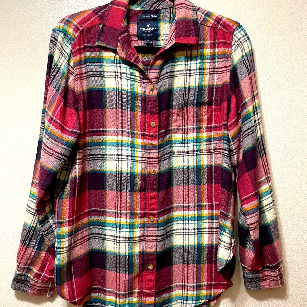 American Eagle Boyfriend Fit Flannel